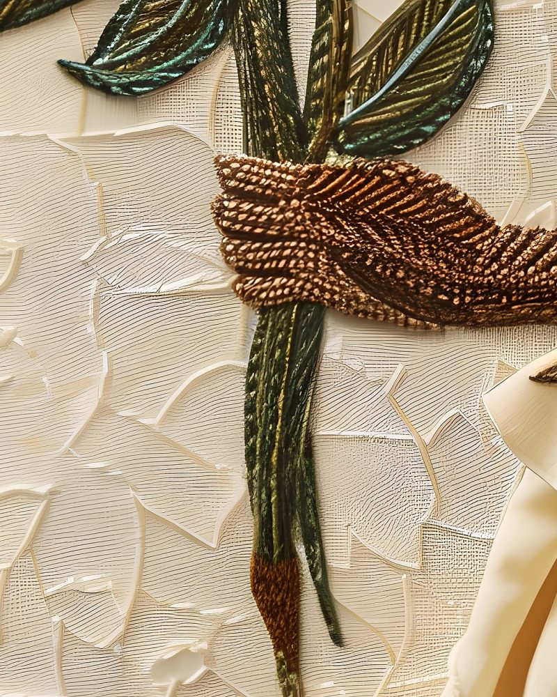Close-up detail of the artwork in An Elegant.